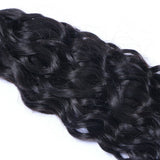 Bundle Deals With Frontal Natural Curly Virgin Human Hair Natural Black